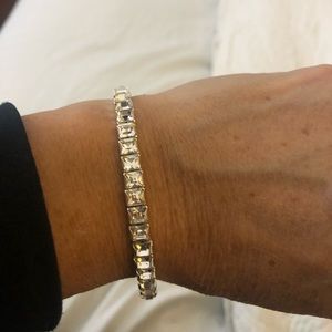 Swarovski crystal flexible bracelet